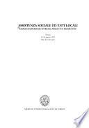 Assistenza sociale ed enti locali
