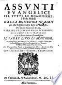 Assunti evangelici per tutte le domeniche ...
