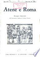 Atene e Roma