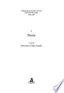 Atlante dei movimenti culturali dell'Emilia Romagna: Poesia