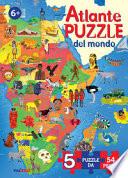 Atlante puzzle del mondo. Ediz. a colori
