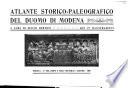 Atlante storico-paleografico del duomo di modena