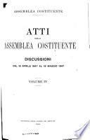 Atti: 4 marzo 1947-15 aprile 1947
