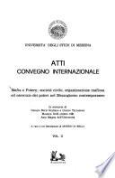 Atti convegno internazionale