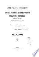 Atti dei congressi della Societa italiana di laringologia, d'otologia e rinologia