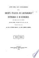 Atti dei congressi della Societa italiana di laringologia, d'otologia e rinologia