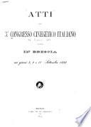 Atti del 3.o Congresso cinegetico italiano tenutosi in Brescia nei giorni 8, 9 e 10 Settembre 1893