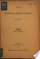 Atti del Collegio degl'ingegneri ed architetti in Palermo