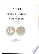 Atti del ... Congresso degli scienziati italiani ...