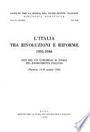 Atti del ... Congresso di storia del Risorgimento italiano