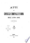 Atti del Consiglio comunale di Roma