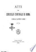 Atti del Consiglio comunale di Roma