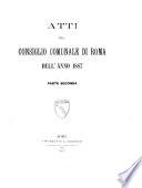 Atti del Consiglio comunale di Roma