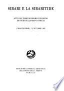 Atti del Convegno di studi sulla Magna Grecia