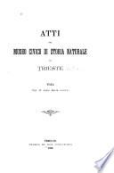 Atti del museo civico di storia naturale di Trieste