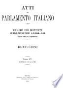 Atti del Parlamento italiano Camera dei deputati, sessione 1882-1886