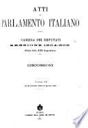 Atti del Parlamento italiano Camera dei deputati, sessione 1904-1905, 1. della 22. legislatura
