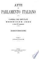 Atti del Parlamento italiano