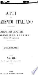 Atti del Parlamento italiano