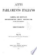 Atti del Parlamento italiano