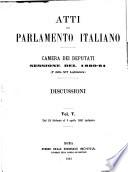 Atti del Parlamento Italiano