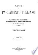 Atti del Parlamento italiano