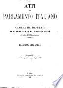 Atti del Parlamento italiano sessione 1892-1894, 1. sessione della 18. legislatura