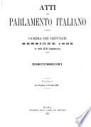 Atti del Parlamento italiano sessione 1895-96-97, 1. della 19. legislatura