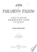 Atti del Parlamento italiano sessione 1895-96-97, 1. della 19. legislatura