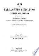 Atti del Parlamento Subalpino. Discussioni della Camera dei Deputati