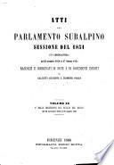 Atti del parlamento subalpino sessione del 1851