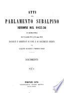 Atti del parlamento Subalpino sessione del 1855-56
