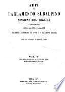 Atti del parlamento Subalpino sessione del 1855-56