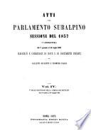 Atti del parlamento subalpino sessione del 1857