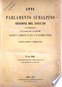 Atti del parlamento subalpino sessione del 1859