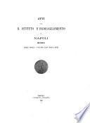 Atti del R. Istituto d'incoraggiamento di Napoli