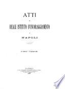 Atti del Reale Istituto d'Incoraggiamento di Napoli