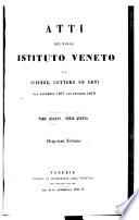 Atti del Reale Istituto veneto di scienze, lettere ed arti