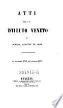 Atti del Reale Istituto Veneto di Scienze, Lettere ed Arti