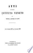 Atti del Reale Istituto veneto di scienze, lettere ed arti