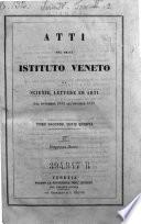 Atti del Reale Istituto Veneto di Scienze, Lettere ed Arti