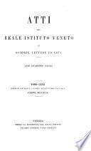 Atti del Reale Istituto veneto di scienze, lettere ed arti