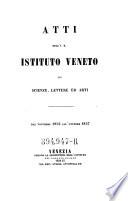 Atti del Reale Istituto Veneto di Scienze, Lettere ed Arti
