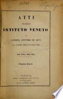 Atti del Reale Istituto veneto di scienze, lettere ed arti