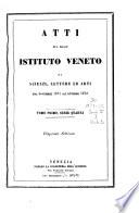 Atti del Reale Istituto veneto di scienze, lettere ed arti