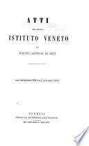 Atti del Reale Istituto veneto di scienze, lettere ed arti