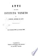 Atti del Regio Istituto veneto di scienze, lettere ed arti