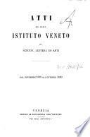 Atti del Regio Istituto veneto di scienze, lettere ed arti