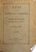 Atti del Regio Istituto veneto di scienze, lettere ed arti