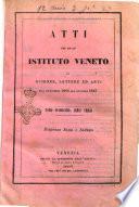 Atti del Regio Istituto veneto di scienze, lettere ed arti